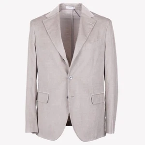 Boglioli Gray-Beige Soft Brushed Corduroy Cotton Sport Coat 40R (Eu 50) NWT - Picture 1 of 9