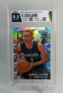 2014 Prizm Silver Zach LaVine SP Variations  HGA 8.5 RC #42 Chicago Bulls - Picture 1 of 2