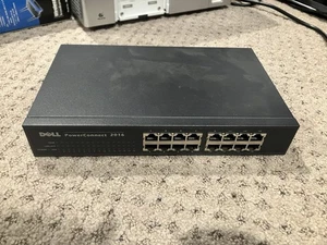 Dell PowerConnect 2016 16-Port Unmanaged Switch with PWR Cable incl. - Picture 1 of 2
