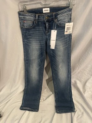 Hudson Jeans Light Wash Taper Boyfriend Style Pants Girls Size 10, NWT - Image 1 of 4