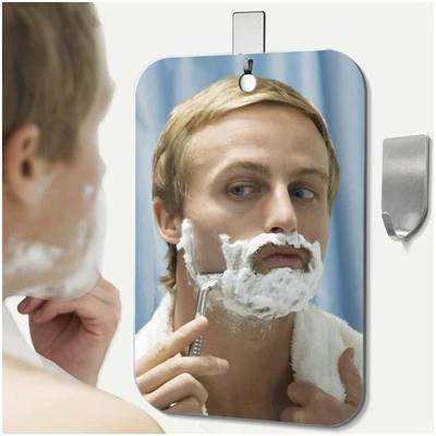 Shatterproof shower mirror fogless for shaving mirror (Larger,11"x8") Small W - Image 1 of 4