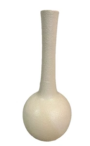 Royal Haeger Splatter Vase White w/ Lime Green Textured Vintage 10.5" USA - Picture 1 of 6