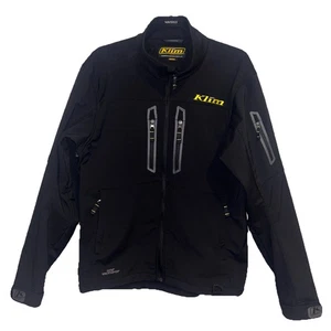 Klim Inversion Jacket Mens Medium Black Windstopper Soft Shell Gore Windproof - Picture 1 of 12