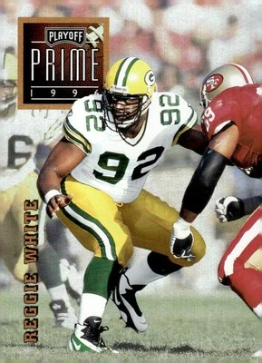 1996 Playoff Prime #075 Reggie White - Image 1 of 2