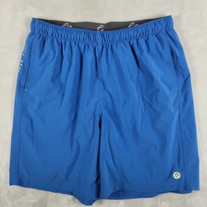 Free Fly pantaloncino uomo grande blu coulisse casual comodo attivo elastico in vita - Foto 1 di 10