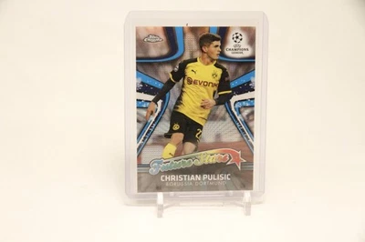 Christian Pulisic Future Stars 2017-18 Topps Chrome UEFA CL #FSCP Dortmund USA - Image 1 of 2