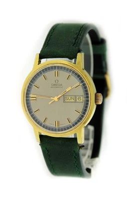 Vintage Omega 166.0117 Cal 1020 35mm Gold Filled Steel Day Date Automatic Watch - Image 1 of 4