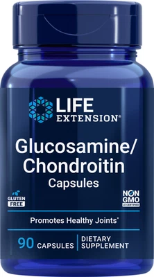Life Extension GLUCOSAMINA/SULFATO DE CONDROITINA 90 CÁPSULAS Foto 1 de 2