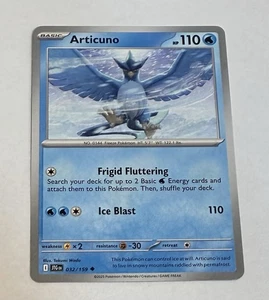 2025 Pokemon Basic Artícuno HP 110 # 032/159 Illus: Takumi Wada - Bild 1 von 5