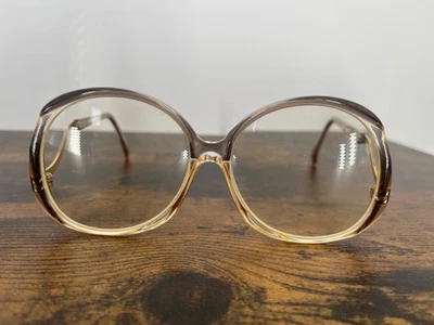 Óculos Safilo Elasta 3002 vintage armação Zsa Zsa Gabor apenas 58-16 Itália anos 70 anos 80 - Imagem 1 de 4
