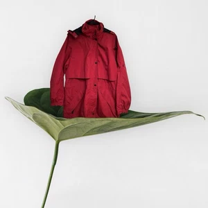 Vintage Pacific Trail   Women’s Red Jacket Size L  Full Zip  Lined Coat - Picture 1 of 16