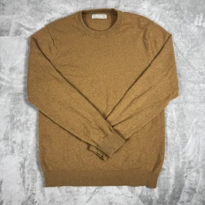Suéter Everlane Para Hombres Mediano Marrón Cuello Redondo Lana Pullover Clásico Tejido Suave Cálido - Imagen 1 de 10