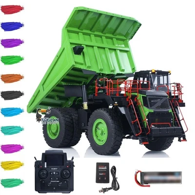 LESU 1/16 Hydraulic RC Mine Truck Mining Tipper Aoue R100E RTR PL18EV Lite Radio - Image 1 of 4