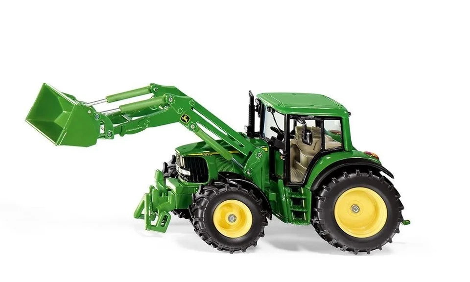 SIKU 3652 MINIATURE JOHN DEERE CON CARICABATTERIE FRONTALE 1/32 - Immagine 1 di 1
