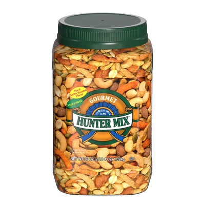 Southern Style Nuts Gourmet Deluxe Hunter Mix 36 oz - Mezcla de bocadillos Savory Trail. Foto 1 de 4