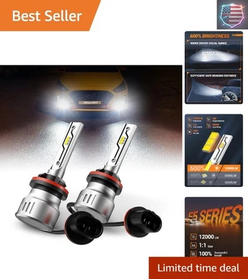 High-Performance 12000LM LED Fog Lights - 60,000+ Hours Lifespan, Pack of 2 Foto 1 de 4