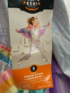 Girls Hyde & Eek ROCK STAR UNICORN Halloween Costume Size Sm 6-7 - Picture 1 of 7