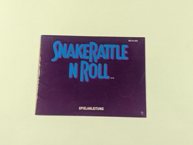 Nintendo NES Snake Rattle &rsquo;n Roll instrucciones NOE NES-RJ-NOE manual instrucciones del juego