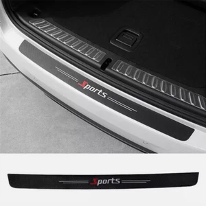 90CM Carbon Fiber Sport Car Door Scuff Sill Cover Panel Step Protector Accessory - Imagen 1 de 10
