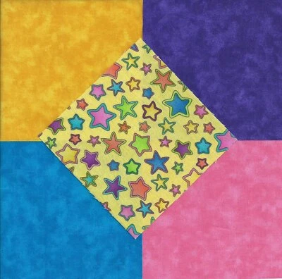 25 4 pulgadas Moda Bright Stars Amarillo Artesanal Tela Cuadrados 100% Algodón osr3 Foto 1 de 4