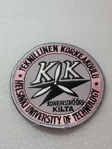 Parche bordado Teknillinen Korkeakoulu Universidad Tecnológica de Helsinki - Imagen 1 de 3