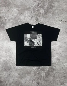 Nirvana Bleach T-shirt Rock Band Sub Pop Size XL - Picture 1 of 4