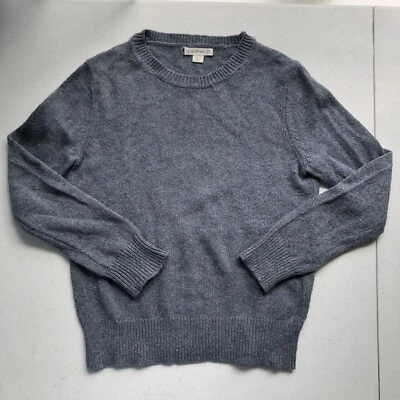 Suéter J Crew Cuts Mezcla Lana Algodón 6/7 Azul Gris Niños Niños Náutico Americana Foto 1 de 4
