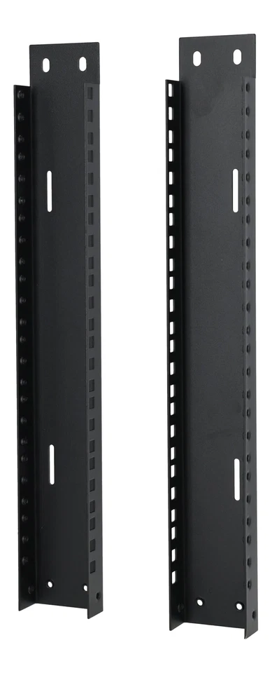 Rockville RAIL8U 8U Reversible Rack Rails With M5 Circle or Square Screw Holes - Image 1 of 4
