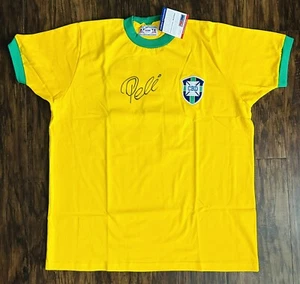 Pele Signed 1970 Brazil Jersey Athleta Front Signed PSA/DNA Coa World Cup - Picture 1 of 4