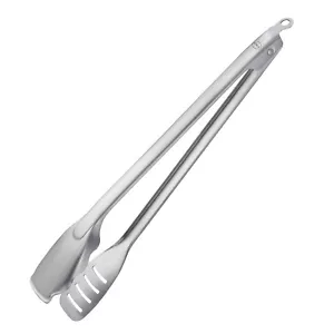 ROSLE Premium BBQ Tongs Stainless Steel Barbecue Tongs with Patented Closing - Picture 1 of 4
