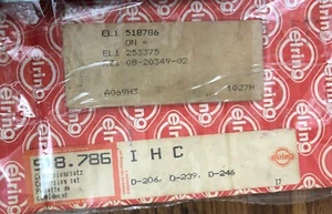2 X Bottom Case Gasket Set 518786 ELRING For IHC Eng. D206 D239 D246 1967011C1 - Picture 1 of 12