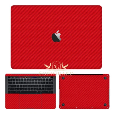 SopiGuard Carbon Matte Sticker Skin Macbook Pro 13 Touch Bar A1706 A1989 A2159 - Image 1 of 4