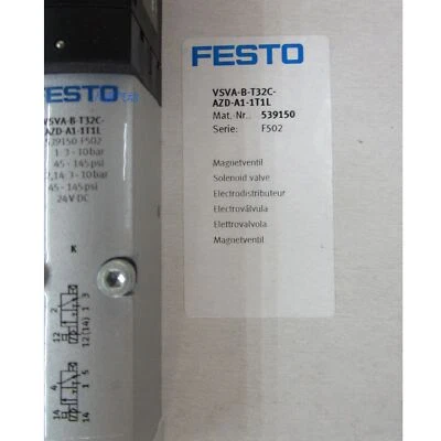 one New Festo solenoid valve VSVA-B-T32C-AZD-A1-1T1L 539150 - Image 1 of 4