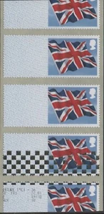 FLAG  MA19  PRINTER TEST STRIP TYPE 4 CHEQUERED DOTS  POST GO  RARE - Picture 1 of 1