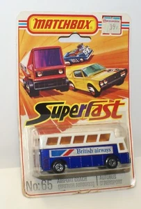 '77 Matchbox..Lesney..Superfast..British Airways...Airport Coach...#65...(1/64) - Picture 1 of 7