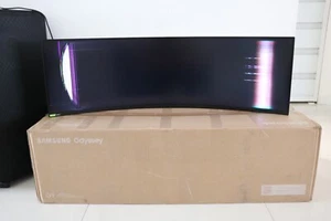 Samsung Ultrawide Odyssey G9 49 inch QLED Monitor Model: C49G95TSSN - For Parts - Picture 1 of 5