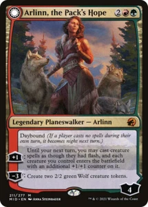 MTG Arlinn, the Pack's Hope Arlinn the Moons Fury - Innistrad: Midnight Hunt - Picture 1 of 2