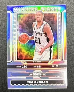 2019-20 Panini Contenders Optic #19 Tim Duncan Winning Tickets - Picture 1 of 2