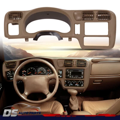 Double Din Speedometer Dashboard Bezel Fit For 98-04 Chevy S10 GMC Sonoma Blazer Foto 1 de 4