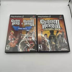 Guitar Hero Legends of Rock 1 2 & 3 PS2 (Sony PlayStation 2, 2007) Complete - Picture 1 of 9