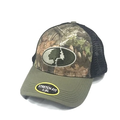 Mossy Oak baseball hat, NWT, camo, L-XL stretch fit, mesh back - Image 1 of 4