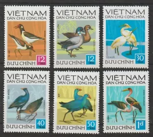 1972 North Vietnam Stamps Birds Scott # 669-674 MNH - Picture 1 of 1