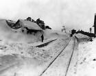 Snow At Dent Station, 1947 Train Old Photo