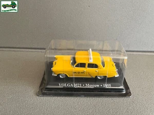 Voiture Miniature Volga M21 Moscow 1955 Taxi Du Monde au 1/43 Altaya - Picture 1 of 6