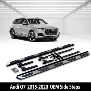 NEW OEM STYLE SIDE STEPS - RUNNING BOARDS PAIR FOR AUDI Q7 2016 ONWARD - Picture 1 of 10