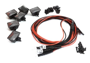 Realistic Spot Light (6) Set w/ LED for 1/10 & 1/8 Scale - Photo 1 sur 1