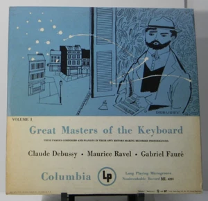 Great Masters Of The Keyboard Vol 1 Debussy, Maurice Ravel, Gabriel Fauré LP - Picture 1 of 6