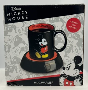 Disney Mickey Mouse Taza Calentador y Taza - 10oz Cerámica - Nueva Caja Abierta - Imagen 1 de 4