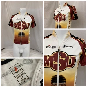 Missouri State Bears Cycling Jersey XS Full Zip Hincapie Short Sleeve YGI N2-599 - Picture 1 of 10