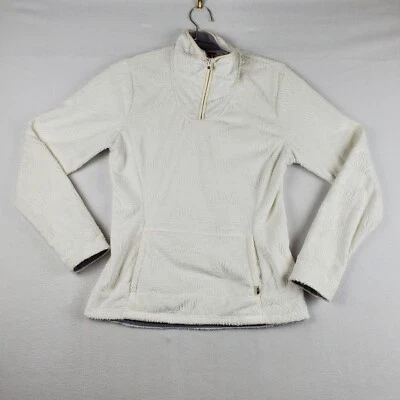 The North Face Jacket Women's Medium Ivory Muted Floral Polyester Sherpa - Image 1 of 4